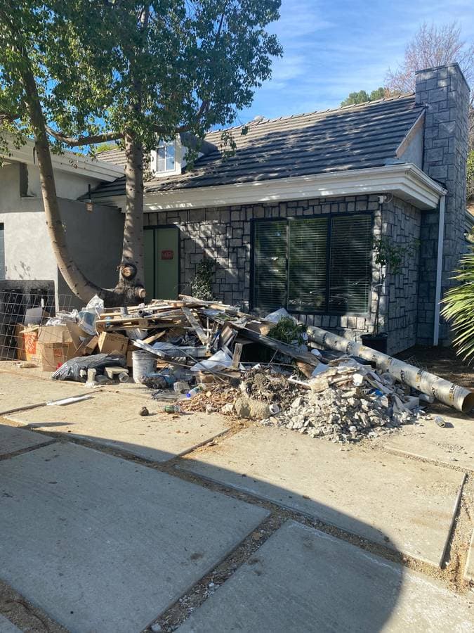 Before full room demolition in San Diego